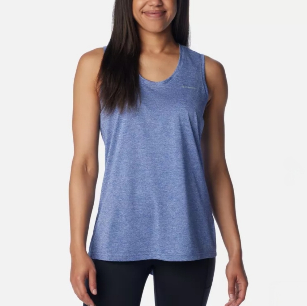 NWT! Women's Heathered Blue Tank Top